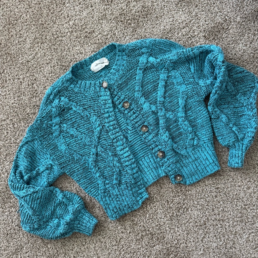 Wilfred free blue cardigan
